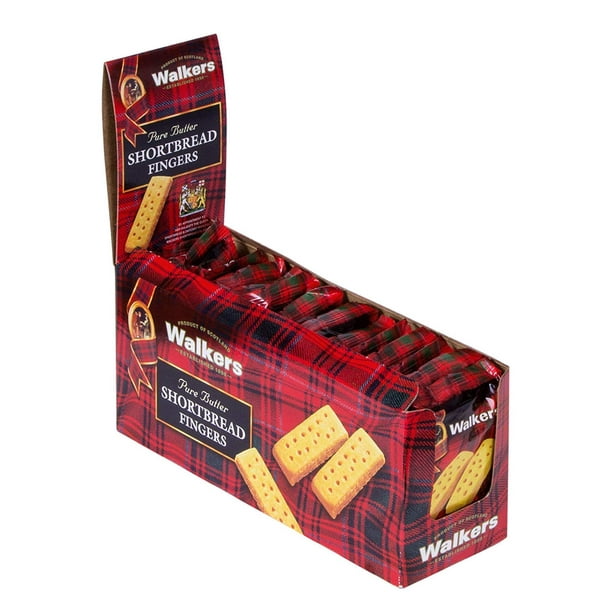 Walkers Shortbread Fingers Shortbread Cookies Snack Packs, 15 Count