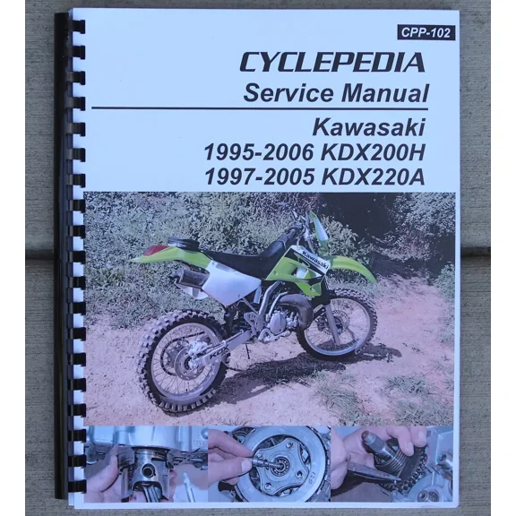 1995-2006 Kawasaki KDX200 KDX220 KDX 200 220 Two-Stroke SERVICE & REPAIR MANUAL