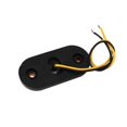 thumbnail image 3 of 10Pcs Amber 2 Led Light Oval Clearance Trailer Car Truck Side Marker Tail Lamp, 3 of 5