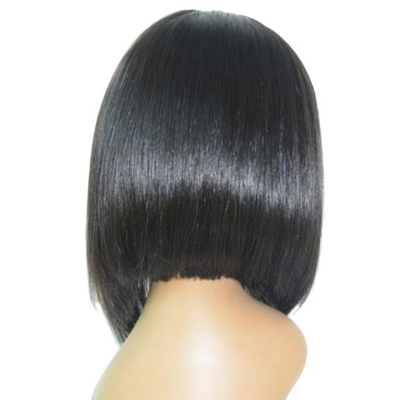 Natural Black Long Straight Synthetic Wig Full Wigs For Women Heat Friendly