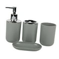thumbnail image 3 of Accesorios de baño Dispensador de jabón para tocador Regalo de inauguración de la casa Moderno gris oscuro, 3 of 9