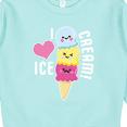 thumbnail image 3 of Inktastic I Love Ice Cream with Cute Ice Cream Cone Toddler Sweatshirt, 3 of 4