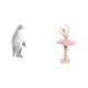 thumbnail image 1 of Escultura de resina de pingüino bailarina, figura coleccionable, adorno decorativo, estatua de animal, regalo de cumpleaños para niña, recuerdo, inaug, 1 of 8