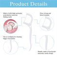 thumbnail image 3 of 100Pcs Dental Floss Sticks Dental Floss Toothpick Sticks Tooth Cleaner Sticks Oral Care, 3 of 7
