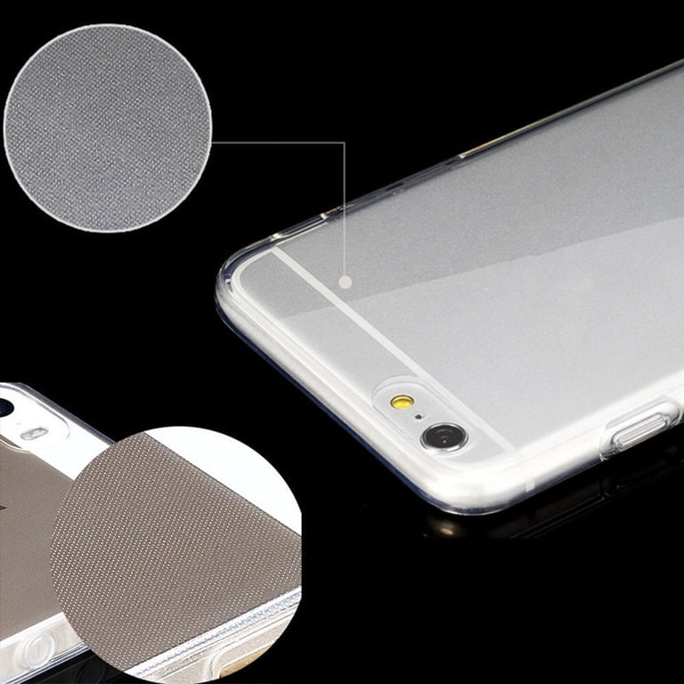 Coque Silicone Transparente TPU Avec Motif Diamant Pour IPhone 5/5S/SE/6/6S/7/8 Plus - Anti-chocs - Neuf
