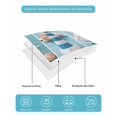 thumbnail image 5 of Quilts Twin XL Size, Coastal Ocean Soft Comforter Bedding Set for Bed, Nautical Lighthouse Blue Wooden Lightweight Quilted Bedspread with Pillow Cover(2 Pieces) for All Season, 68x98 Inch, 5 of 6
