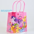 thumbnail image 3 of 12Pcs My Little Pony Party Favor Goodie Bags | My Little Pony Party Gift Bags Birthday | Reusable | Pink, 3 of 6