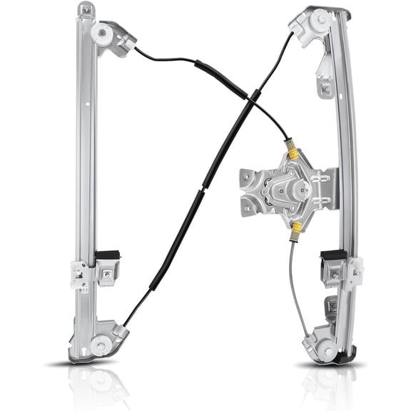 A-Premium Manual Power Window Regulator Compatible with Ford F-150 2005-2008 Front Right Passenger Side