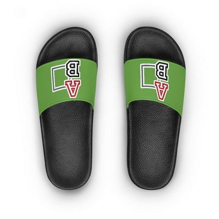 

Printify ABJ Greek Slide Sandals for Women in Lime Green Size-US 7(EUR38)
