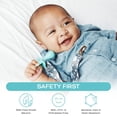 thumbnail image 3 of Grabease Baby Silicone Spoon Set for Baby-Led Weaning & First Stage Self-Feeding: Soft, Safe 100% Food-Grade Silicone; BPA-, PVC- Latex- & Phthalates-Free and Dishwasher Safe; Set of 2 Teal Spoons, 3 of 7