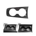 thumbnail image 3 of Carbon Fiber Center Console Water Cup Holder Decoration Cover Stickers For 2010-2015, 3 of 5