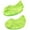Lime, variant on Jefferies Socks Girls Womens Fuzzy Slipper Bow Non-Slip Gripper Footie Socks 2 Pair Pack