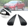 thumbnail image 2 of For Toyota Corolla 2014-2018 Rearview Mirror Corner Triangle Fender Cover Trim Left Right Outter Mirror Garnish Cap Left and Right, 2 of 6