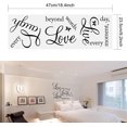 thumbnail image 4 of Wall Decor Stickers Wall Sticker Decal for Home Living Room Bedroom Decor Wall Decorations Wall Art Stickers Wall Decals Wall Stickers Inspirational Wall Stickers Quotes, 4 of 5