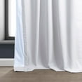 thumbnail image 4 of Exclusive Fabrics  Performance Linen Hotel Blackout Curtain (1 Panel) 50 X 96 - White, 4 of 5