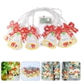 thumbnail image 4 of Weiweiguan Christmas Lights String Bells Pendant Lights Christmas Tree New Year Decorations, 4 of 6
