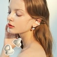 thumbnail image 3 of Kugisaki Clip On Wireless Earbuds Intelligent Touch Color Screen Bluetooth 5.3 Headphones Lightweight Comfort Sport Earbuds for Running Fitness, 3 of 9