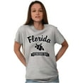 thumbnail image 3 of Florida Cute Hibiscus Flower Souvenir Men's Graphic T Shirt Tees Brisco Brands M, 3 of 4