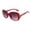 Wine, variant on Only Moment Beach Essentials Fashion Accessories Ac Lens Trendy Designer Mirrored UV400 Protection Sun Glasses Black One Size