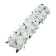 thumbnail image 4 of KLKCMS Backdrop Flower Panel Decor Artificial Rose for Wedding Valentines Day Party White, 4 of 9