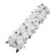 thumbnail image 4 of Panel de flores de fondo, decoración de rosas artificiales, flores de seda para boda, arco, Blanco, 4 of 9