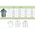 thumbnail image 2 of Men Summer Top Shirt Collar Cotton Linen Fashion Top Casual Loose Short Sleeved Shirt Blouse, 2 of 3