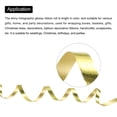 thumbnail image 3 of Uxcell Curling Ribbon Crimped Balloon String Metallic 2 Roll for Party Decoration Gift Wrapping Art Crafts Gold, 3 of 5