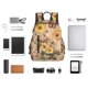 thumbnail image 4 of Fotbe Vintage Floral Butterfly Collage Mochila Ligera para Hombres y Mujeres - Duradera y Resistente al Agua, Ideal para Escuela, Trabajo, Viajes y Uso Diario, 4 of 7
