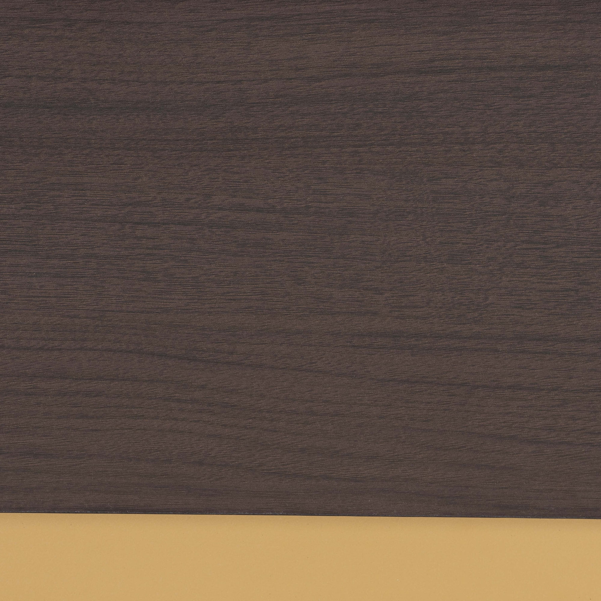 Baxton Studio Arcelia Contemporary Glam and Luxe Two-Tone Dark Brown and Gold Finished Wood Queen Size Platform Bed