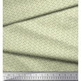 thumbnail image 3 of Soimoi Polyester Crepe Fabric Geometric Small Print Sewing Fabric Yard 52 Inch Wide, 3 of 3