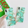 thumbnail image 5 of Compatible with iPhone XR Case,Marble Case Cute Fashion for Men Women Girls with 360 Degree Rotating Ring Kickstand Soft TPU Shockproof Cover Designed for iPhone XR 6.1" Green, 5 of 14