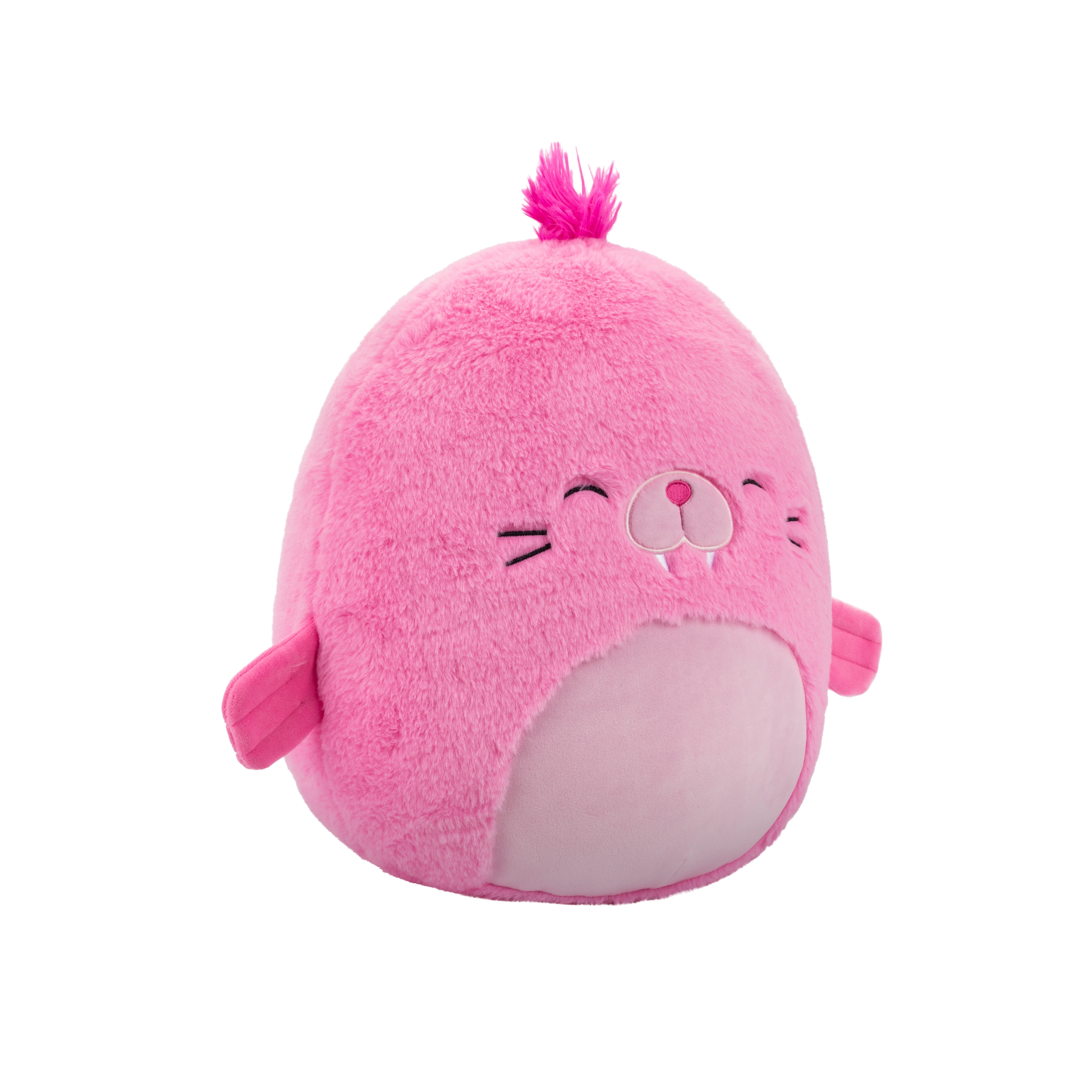 Squishmallows FuzzAMallow Official 12 inch Pepper the Pink Walrus - Child's Ultra Soft Plush Toy
