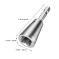 thumbnail image 2 of DEEPCRAFF Conector De Torsión Metálico Para Compatible Con Taladro Herramienta Y, 2 of 8