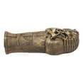thumbnail image 4 of Bronzed Small Ancient Egyptian Pharaoh King Tut Sarcophagus With Mummy Statue, 4 of 5