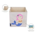 thumbnail image 3 of Wildkin 10 Inch Kids Storage Cube for Boys and Girls, Toy Organizer (Mermaids Pink), 3 of 5