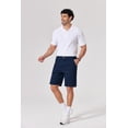 thumbnail image 3 of COOFANDY Men's Casual Shorts Classic-Fit 9" Chino Shorts Cotton Stretch Golf Short with 4 Pockets, 3 of 6