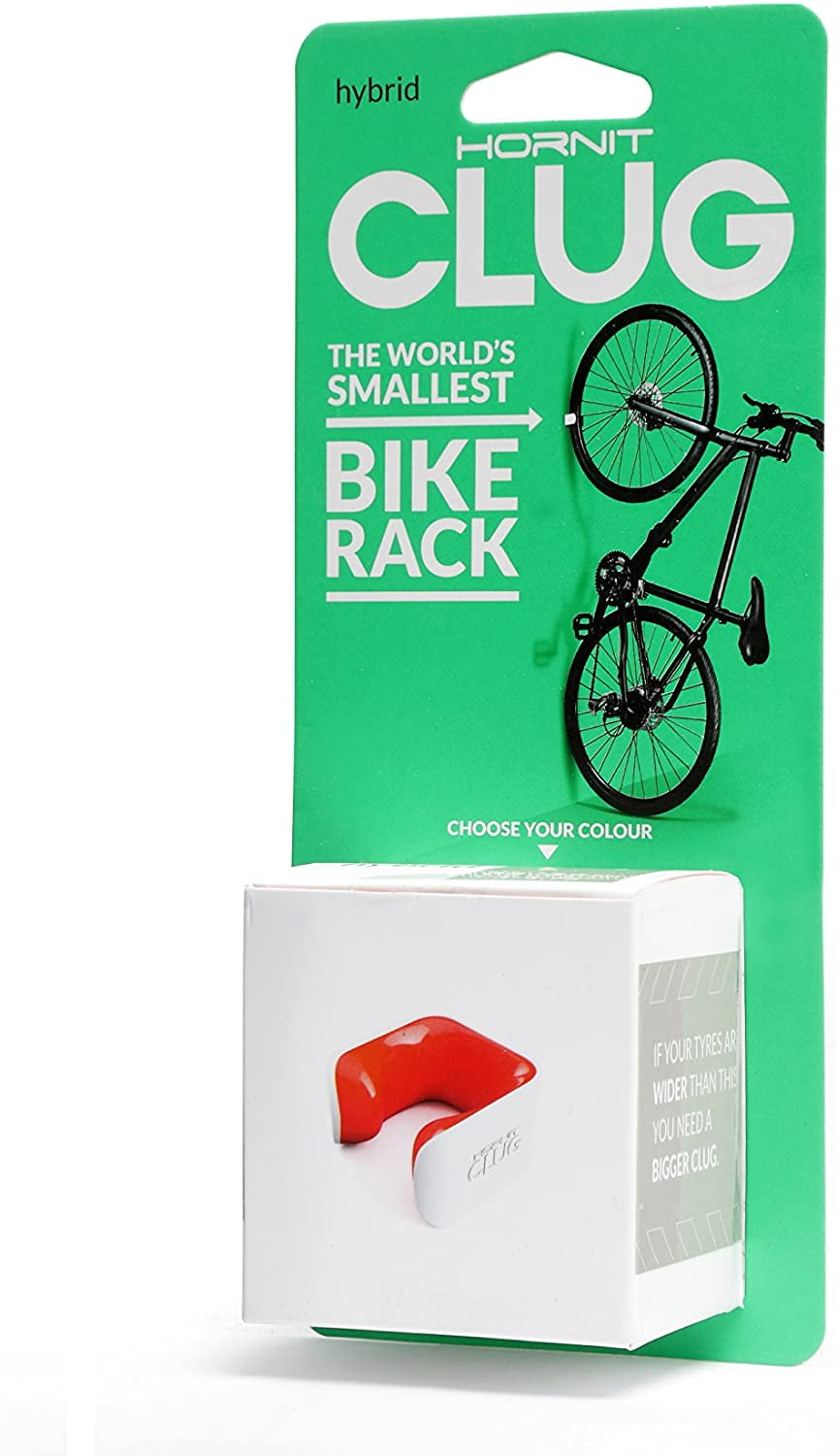 CLUG Bike Clip Indoor Outdoor Roadie Bicycle Rack Storage System 