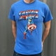 Captain America Marvel Comics Tee-shirt Rouge Blanc & Bleu Adulte – image 4 sur 4