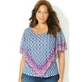 thumbnail image 4 of Catherines Women's Plus Size Poncho Duet Blouse, 4 of 4