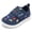 Navy, variant on Toddler Wide Toe Box Shoes:Boys Barefoot Shoes,Baby First Walking Shoes Kids Tennis Running Sneakers, Canvas Casual Preschool Flat Non Slip Lightweight Outdoor Navy Toddler Size 8