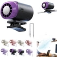 thumbnail image 3 of YWIYIUD 1PC CarClip OnAir Conditioner Fan with LED Display 360° Rotation Portable USB Rechargeable 199 Speeds Adjustable PersonalCooling Mini Fans for Umbrella Car and Beach, 3 of 6