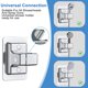 thumbnail image 4 of Soporte para cabezal de ducha, soporte de ducha universal de 2 piezas, soporte para cabezal de ducha universal ajustable de 360 ​​​​°, 4 of 5