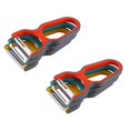thumbnail image 1 of Vegetable Peeler Stainless Steel 3pcFruits And Vegetables Peeler With Storage Box Stainless Multifunctional Potato Peeler With Container Suitable For Carrots Potatoes Melons Kitchen Gadgets Blue, 1 of 9
