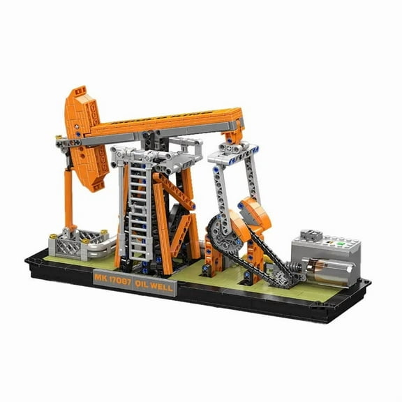 Mould King 17087 Oil Well Building Block Set Motorized MOC Bricks Toys 840 Pcs