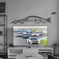 thumbnail image 4 of LaModaHome 911 997 GT3 RS Classic Metal Silhouette Wall Art, 4 of 5