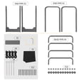 thumbnail image 1 of Heavy Duty Indoor/Outdoor Steel Log Storage Rack - Wood Pile Holder Stacker Organizer for Fireplace, 1 of 7