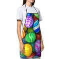 thumbnail image 4 of Pofeuu Colorful Easter Eggs1 Print Aprons with Pockets, Cute Aprons for Kitchen, Cooking, Server, Barber, Chef Apron, 4 of 7