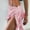 Pink, variant on AXXD Black Swimsuit Cover Up Women Beach Cover Up Chiffon Skirt Bikini Swimwear Coverup Wrap Towel Swimsuit