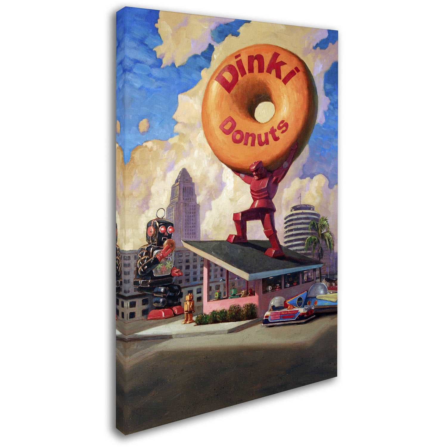 Eric Joyner 'Robo Atlas' Canvas Art
