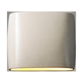 thumbnail image 5 of Justice Design Group Cer-8855W Ambiance 2 Light 10" Tall Led Oval Outdoor Wall Sconce -, 5 of 6